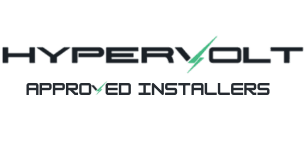 Hypervolt Approved Installers logo with green check marks.